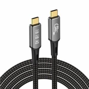 3.3ft USB4 cable, 8k Display / 40Gbps Data Transfer / 240w Power Delivery